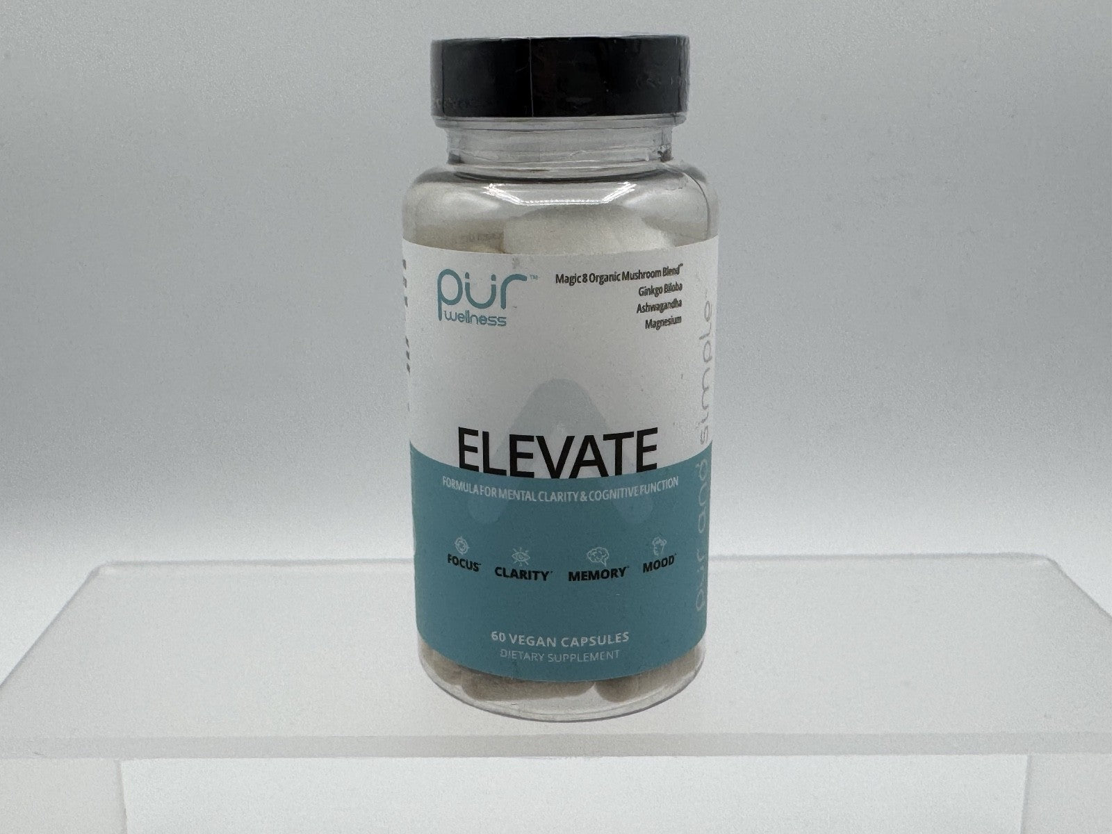 Avantera Pur Elevate Helps ADHD Clear the Fog Supplement, 60 Capsules EXP. 01/28