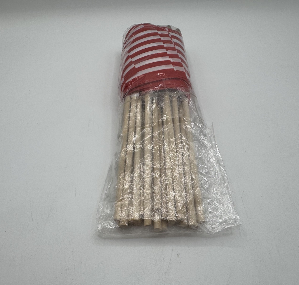 25 Pack Small Mini American Flag on Wooden Stick Miniature Handheld US USA Flags