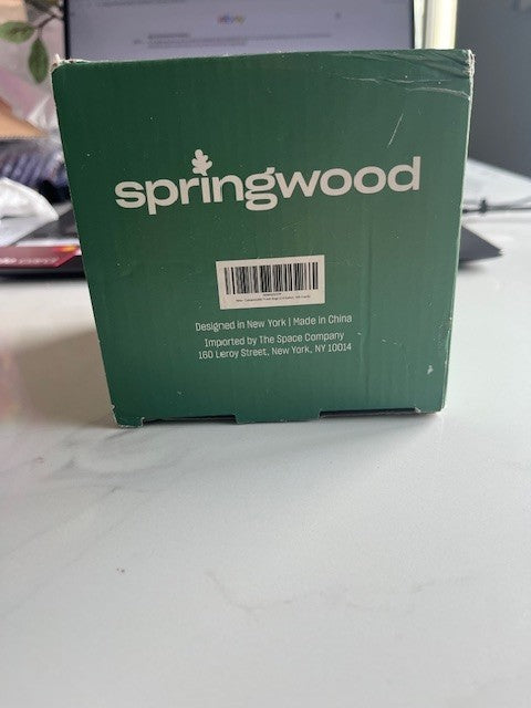 Springwood Compostable TRASH Bags 2.6 Gallon 100-Count 2.6 gal. Green Bags, NIB