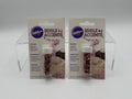 2 pk. Wilton Edible Accents pink hearts .04ozs, for Baking, Cookies, Cakes, NEW