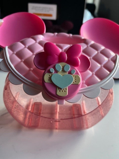 Disney Minnie Mouse With Minnie Ears Girls Plastic Toy Pretend Purse PRE-OWNED