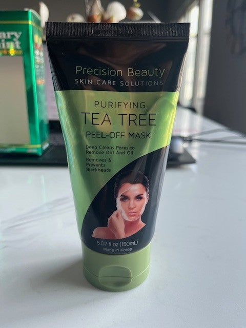 Precision Beauty Purifying TEA TREE Peel-off Face Mask, Dead Skin 5.7oz SEALED