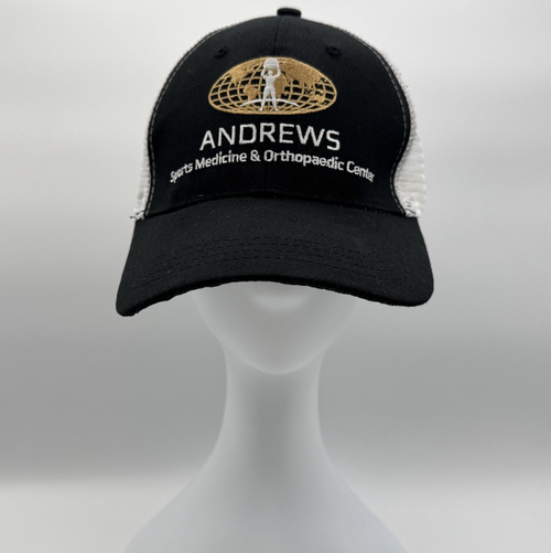 Andrews Sports Medicine Orthopedic Center Snapback Hat Baseball Cap Black/White