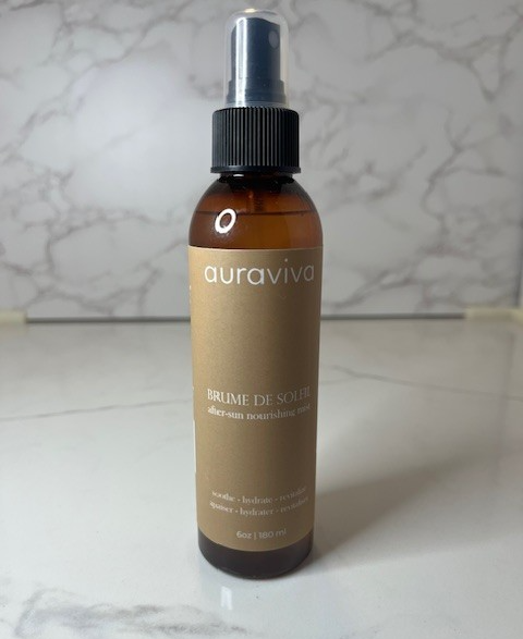 AURAVIVA Brume De Soleil After Sun Nourishing Mist Post-Tan Beach Essential NEW