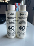 2 Bottles-Cream Peroxide Developer 40 vol(12%) Highlighting & Bleaching Hair 4oz