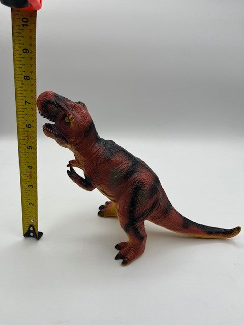 3pc Vintage Dinosaur Toys Lot, 8 Inch Play Toys, Pre-owned, Excellent Condition