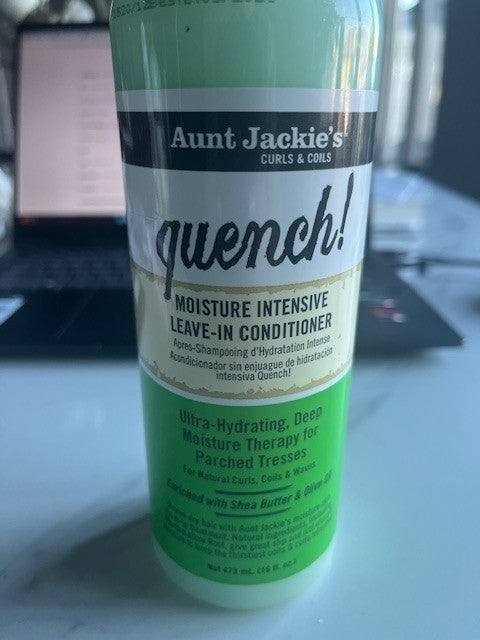 Aunt Jackie's Curls & Coils Quench Intensive Leave-In Conditioner 16oz 05/29 New