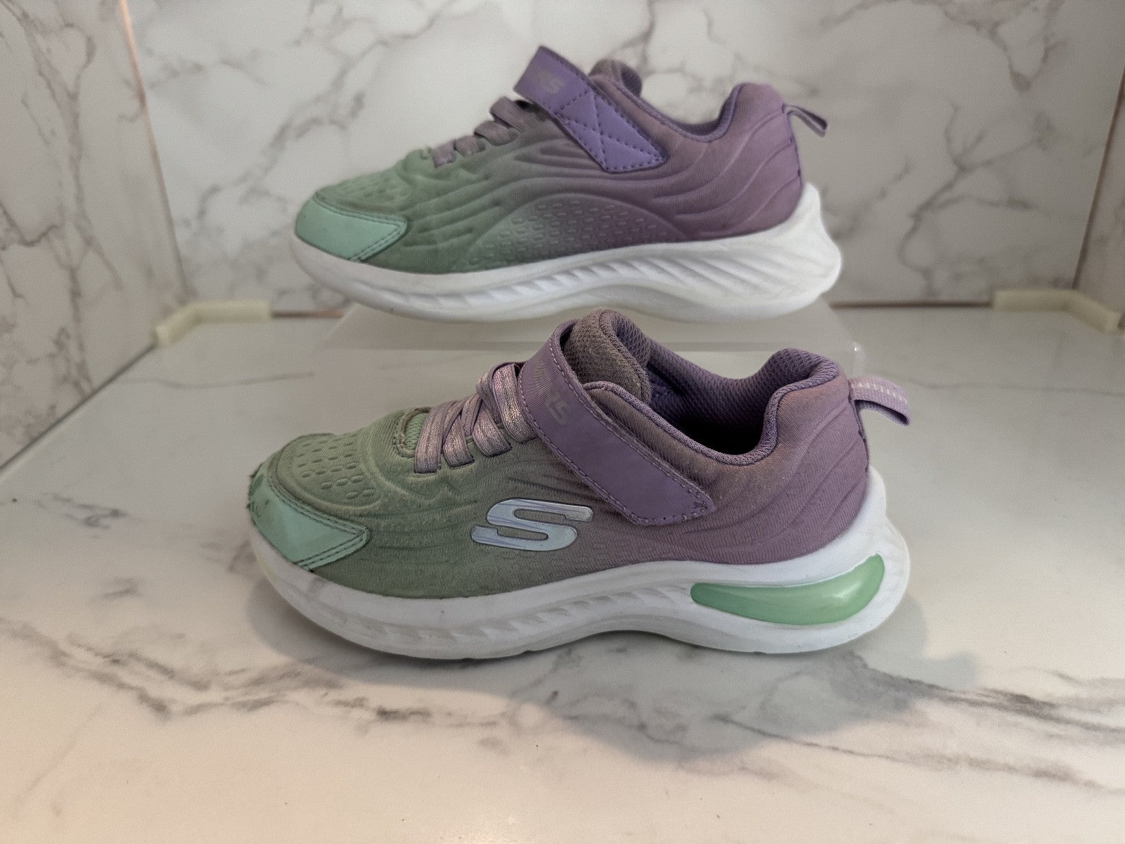 Skechers Jumpsters-Tech Little Kid/Big Kid Sneaker Size 12.5, Pre-owned has wear