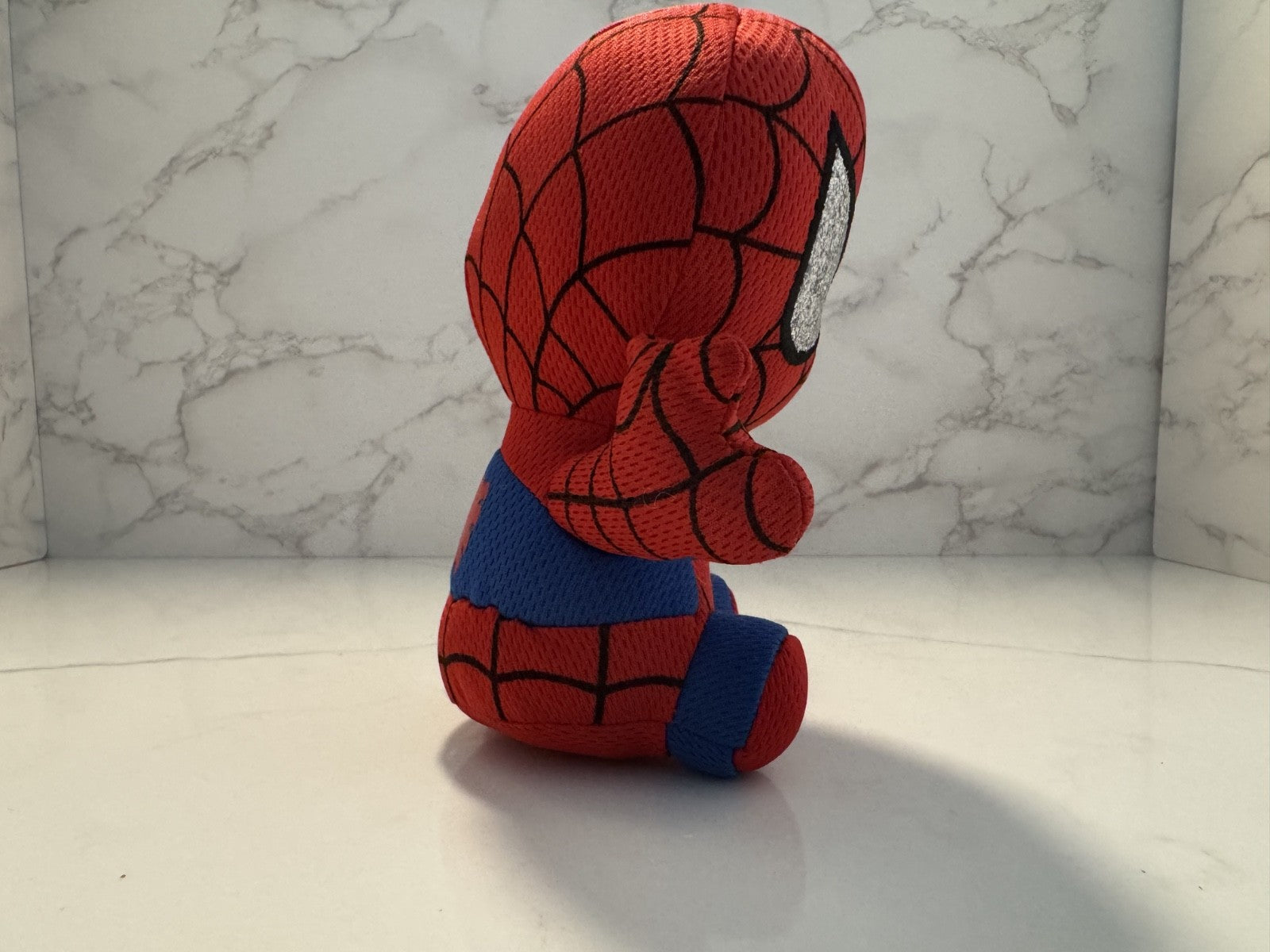 Ty Marvel Spider-Man Beanie Ballz Plush 6” Pre-Owned Soft Stuffed Toy Excellent