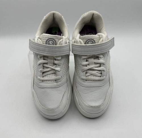 AND1 White Platform Court Big Girls Sneakers Shoes Size 13 Kids, White, Pre-own