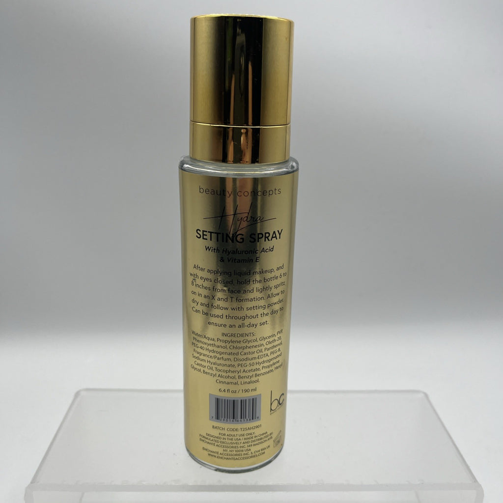 Beauty Concepts Hydrate Setting Spray With Hyaluronic Acid & Vitamin E 6.7 fl oz