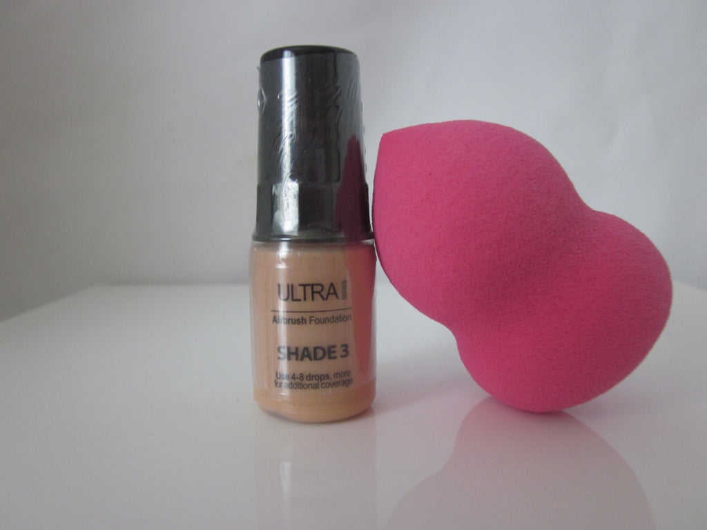 New Luminess Air/Stream Airbrush Ultra Shade 3 Foundation & Bonus Sponge