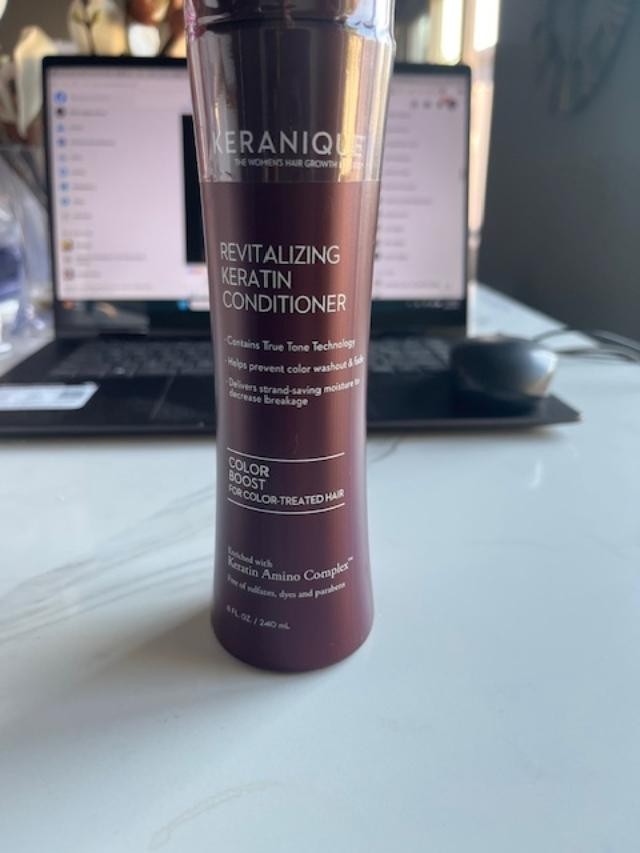Keranique Revitalizing Keratin Conditioner COLOR BOOST 8oz Women's Hair Growth