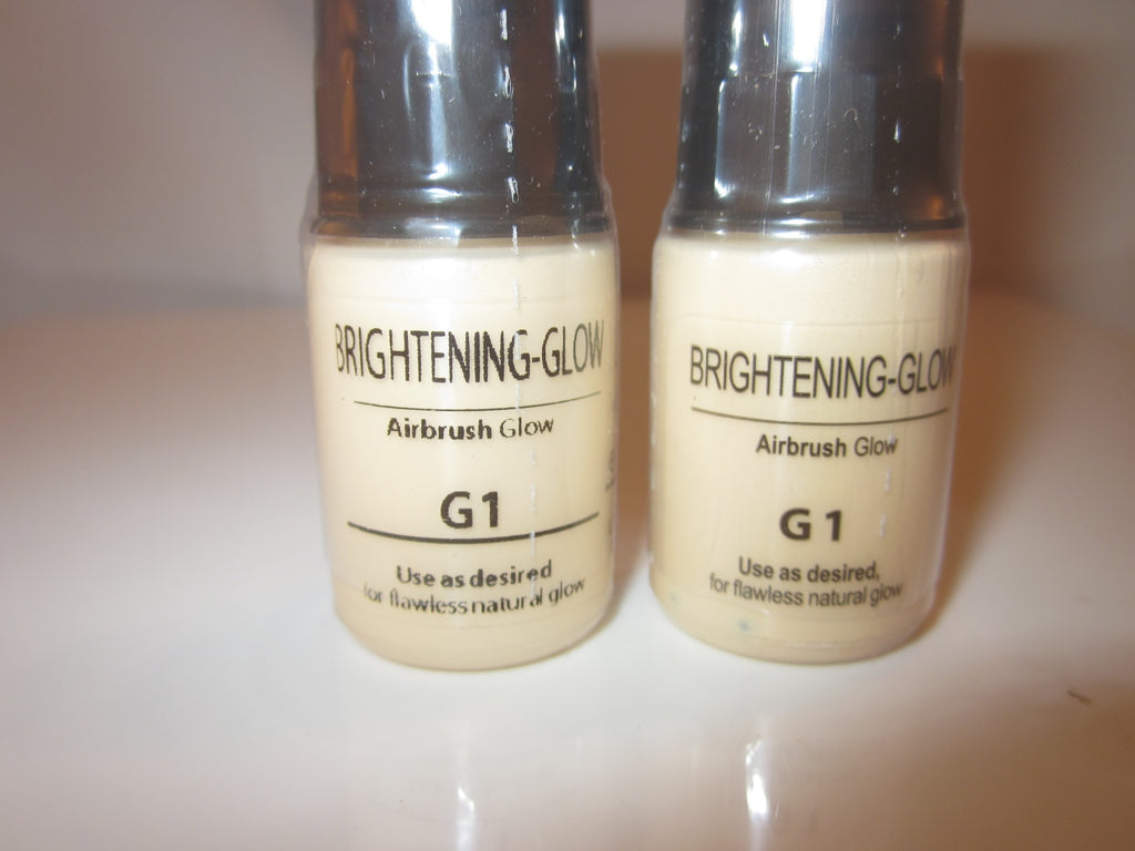 TWO Luminess Air Airbrush Makeup G1 Glow Brightening for Dull Skin.25oz FreeShip