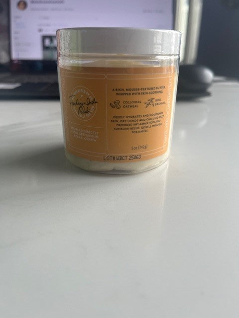 Shea Radiance Whipped Body Butter CITRUS BLOSSOM 5 oz Rich Soothing Balm SEALED