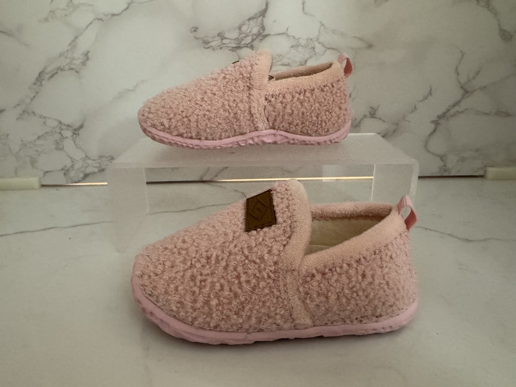 Lefflow Girls Baby Pink Toddler Faux Fur House Slipper, Pre-owned, Excellent