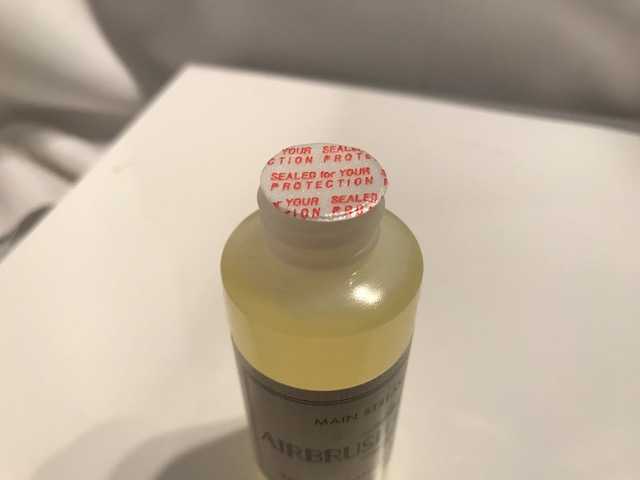 Airbrush Makeup Cleaner Solution w/Tip Top Cap, Luminess Airbrush Stylus Cleaner