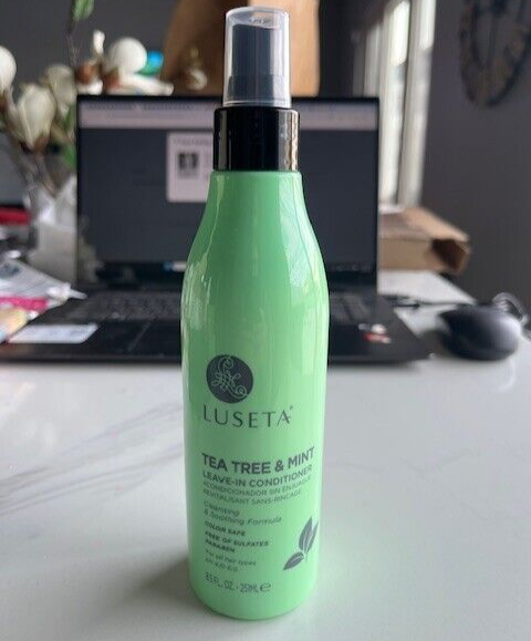 NEW Luseta Tea Tree & Mint Leave In Conditioner Spray 8.5oz No Sulfate Phosphate