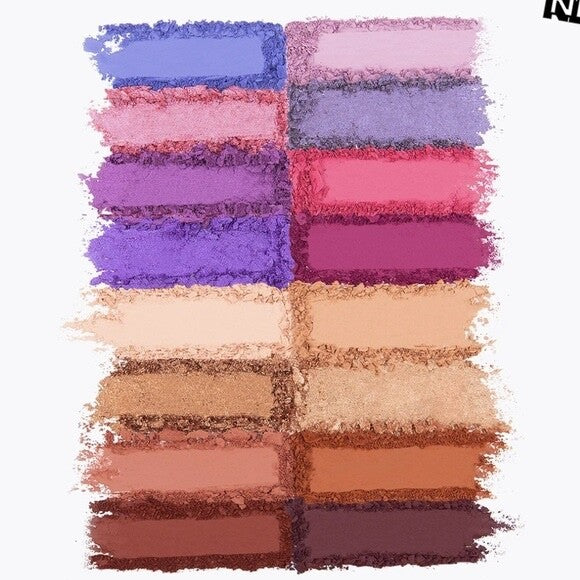 BH Cosmetics Flower Power Eyeshadow Palette 16 Color w/Free Eyeshadow Brush