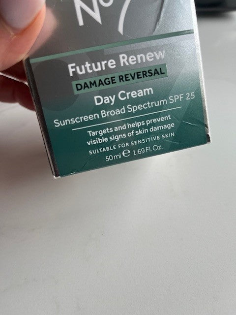 No7 Future Renew Damage Reversal Day Cream w/SPF 25-1.69 oz Skin Damage 04/26