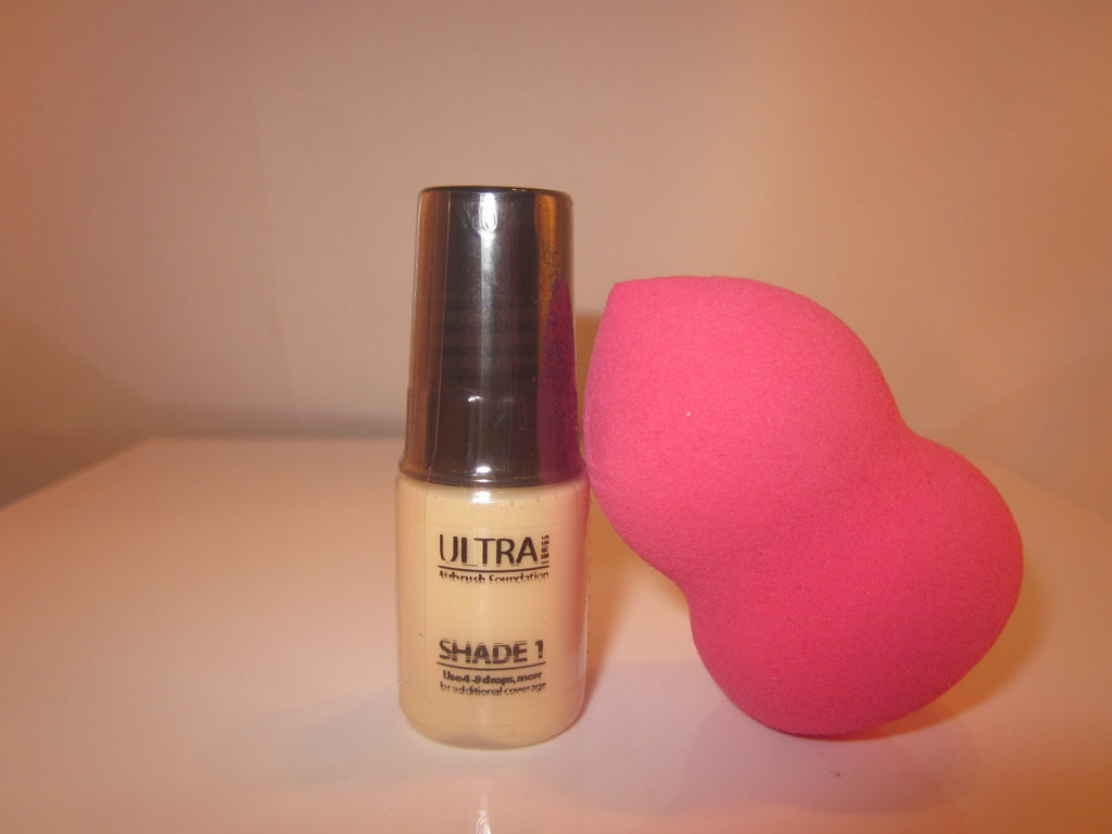 New Luminess Air/Stream Airbrush Makeup Ultra Shade 1 Foundation & Bonus Sponge