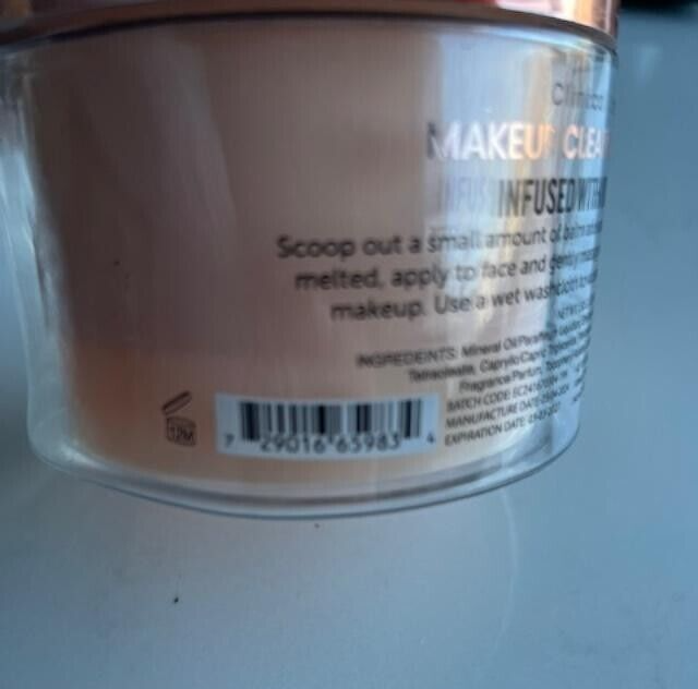 Clinical Works Makeup Cleansing Facial Balm Infused w/Vitamin E Brightens Nouris