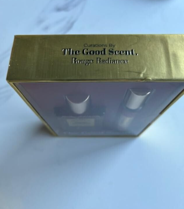 Curations by The Good Scent Rouge Radiance Notes De Parfum Travel 2pc NIB SEALED