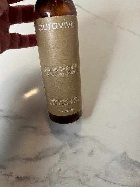 AURAVIVA Brume De Soleil After Sun Nourishing Mist Post-Tan Beach Essential NEW