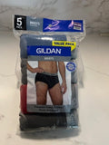 Gildan 5 Pack Men’s Cotton Soft Comfort Support Briefs Size 2XL 44-46 Assorted