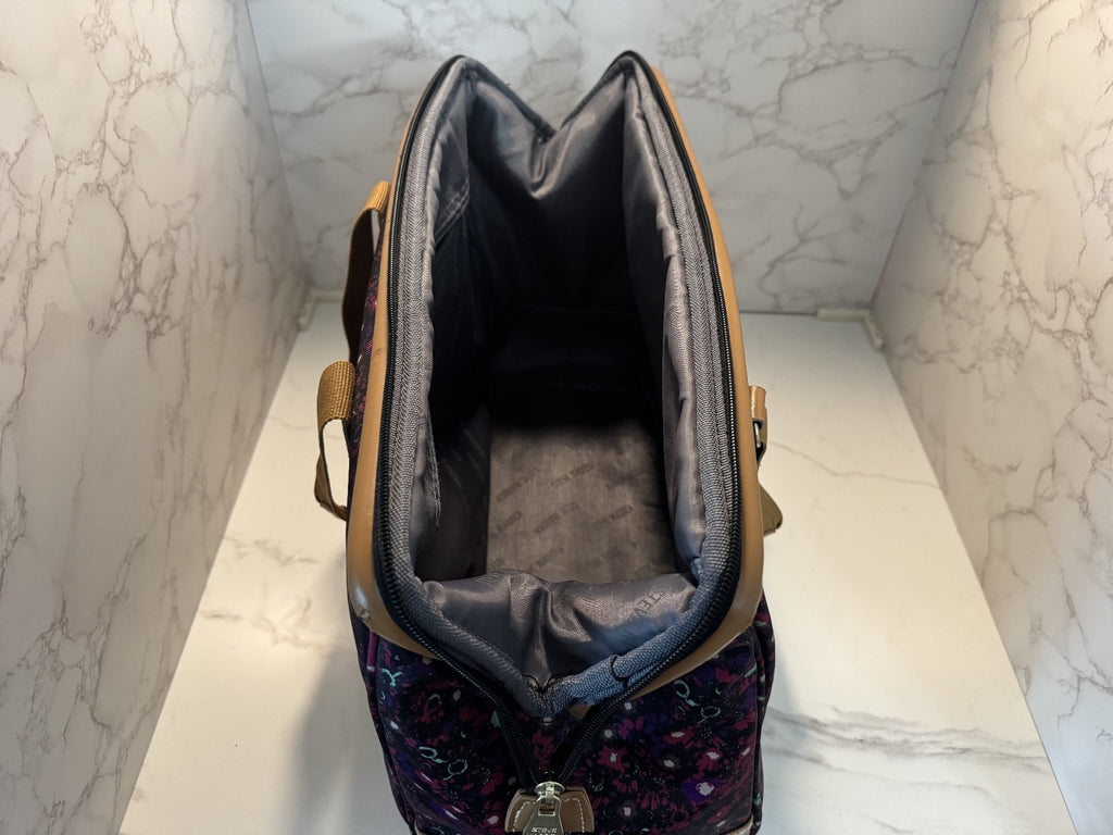 Steve Madden Global Wire Frame Satchel - Deep Purple, Pre-owned, Great Condition