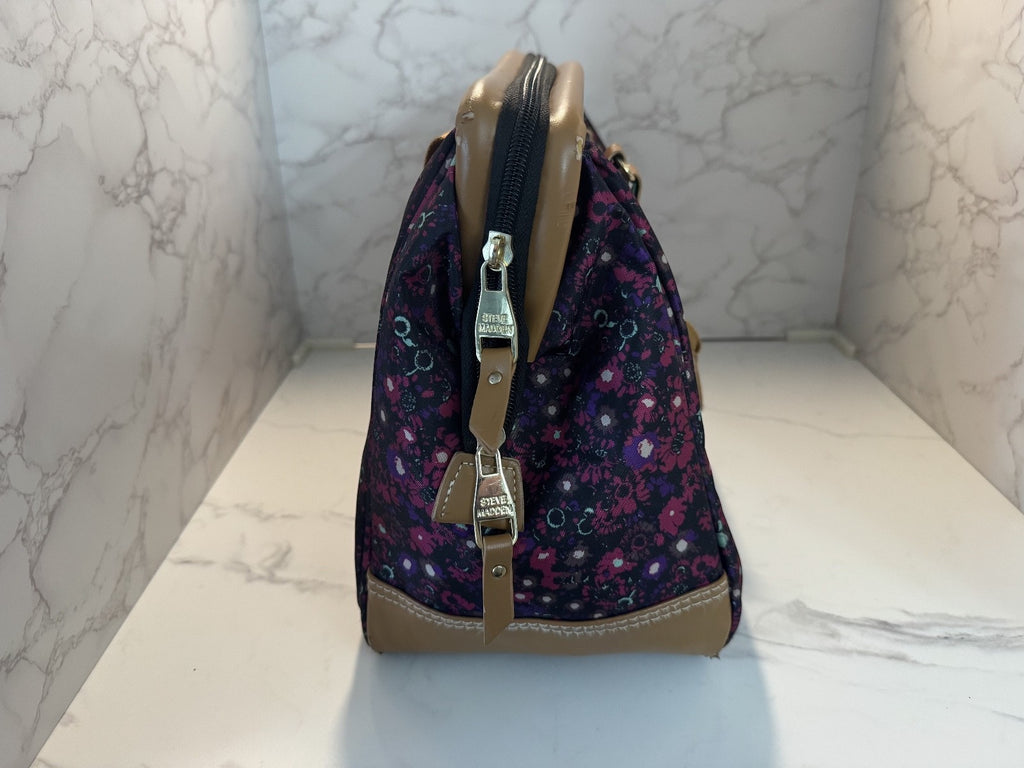 Steve Madden Global Wire Frame Satchel - Deep Purple, Pre-owned, Great Condition