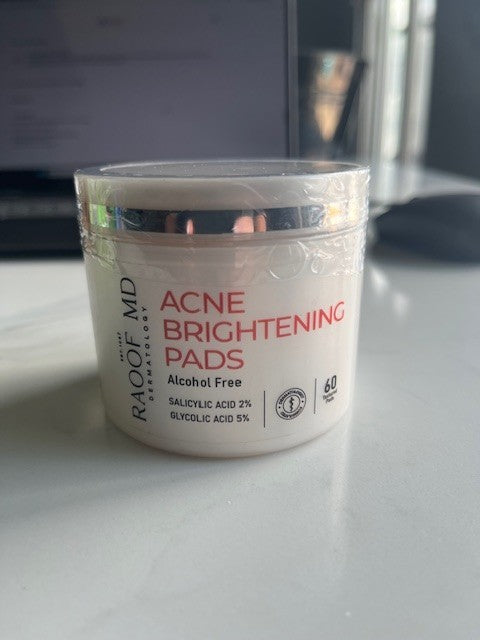 RAOOF MD Acne Brightening Detox Pads Complexion Perfecting-60 ct. Alcohol Free