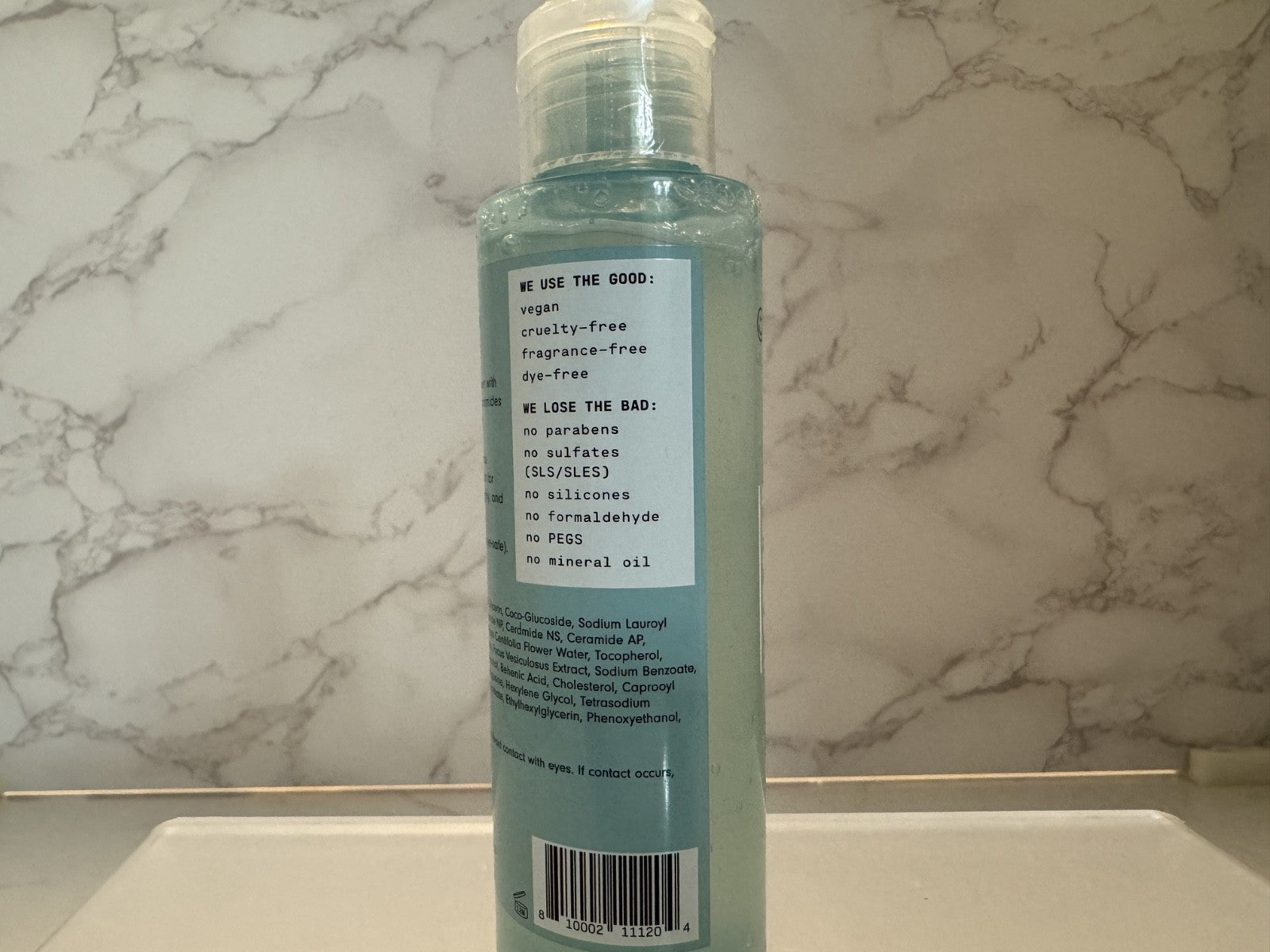 Versed Wash It Out Gel Cleanser 4oz / 120ml Ceramides & Rose Water,  Brand New