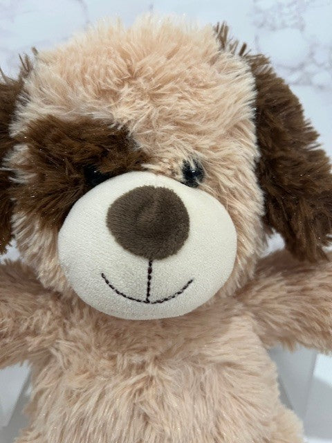KellyToy Puppy Dog Brown Tan Stuffed Animal Plush 10" 2020, Pre-Owned, Excellent