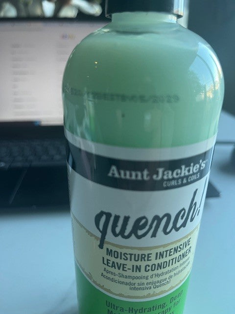 Aunt Jackie's Curls & Coils Quench Intensive Leave-In Conditioner 16oz 05/29 New