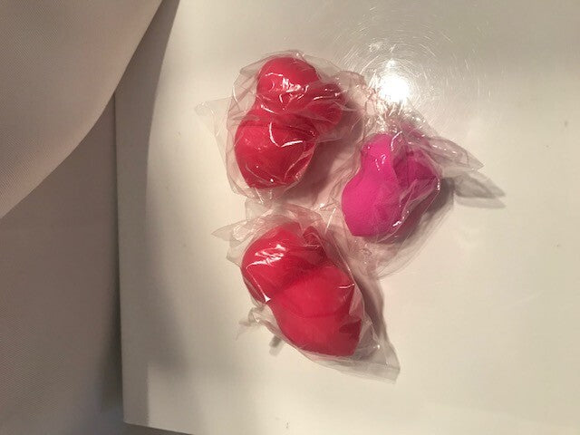3 Beauty Blending Sponge Makeup Oblong Pink Sponge perfect for Airbrushing