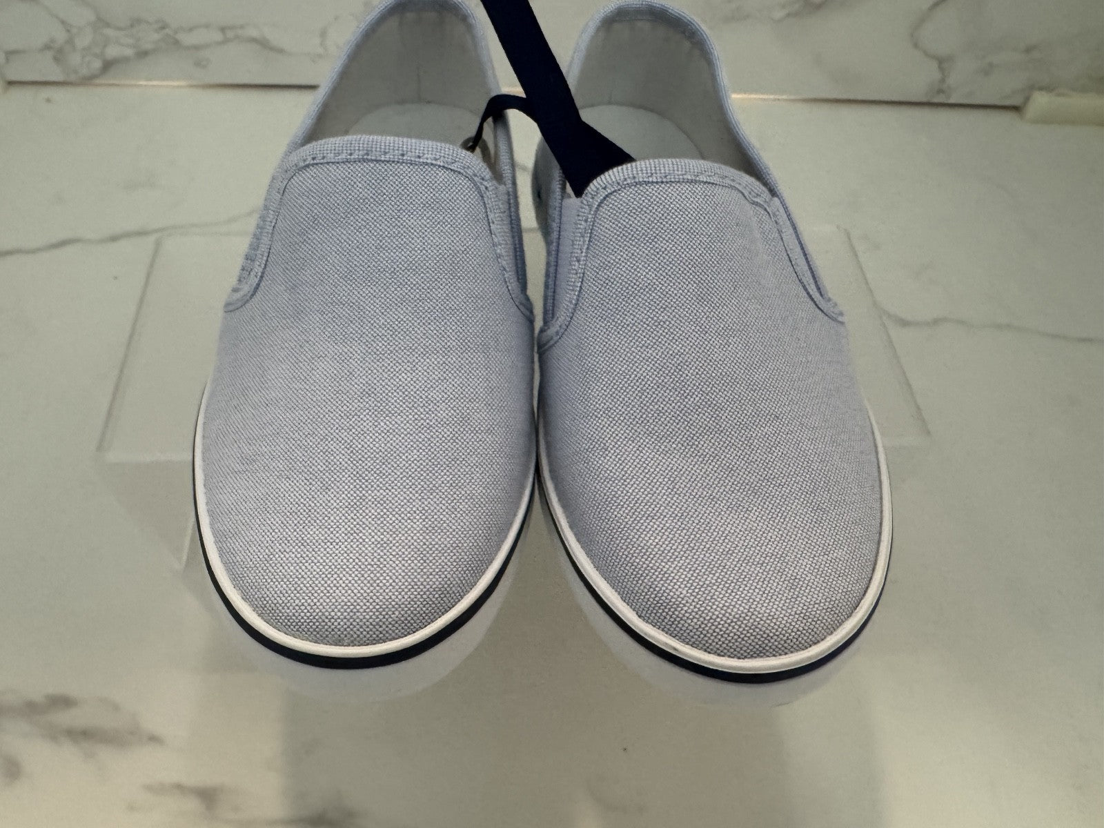 Janie and Jack Toddler Size 9 Denim Blue Slip On, Unisex Pre-owned Excellent