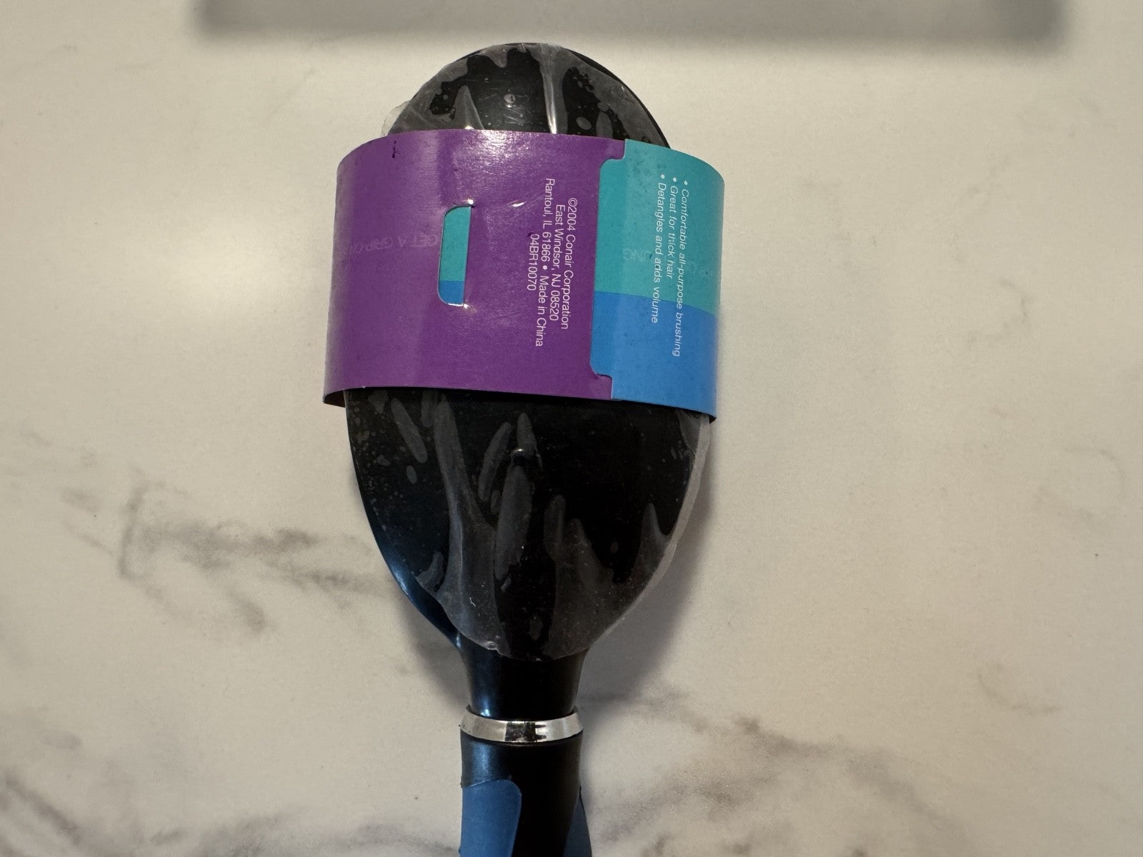 Conair ColorZone Vintage Hair Brush #72501 All Hair Length And Textures - New