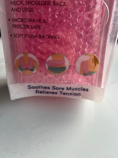 NEW Spa Solutions Hot & Cold Body Wrap -Pink- Back, Neck, Shoulder,Legs  SEALED