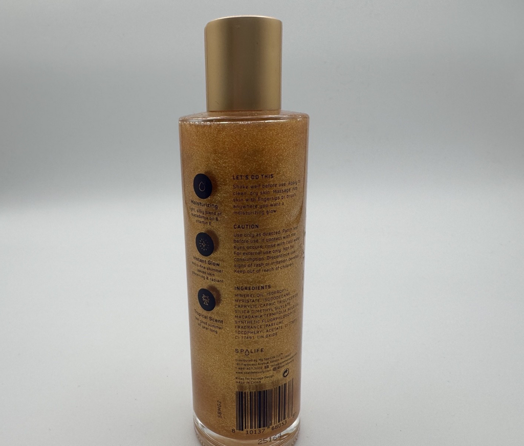 Spalife Radiate Multi-Ppurpose Dry Oil Radiant Glow for Face Hair & Body, NEW