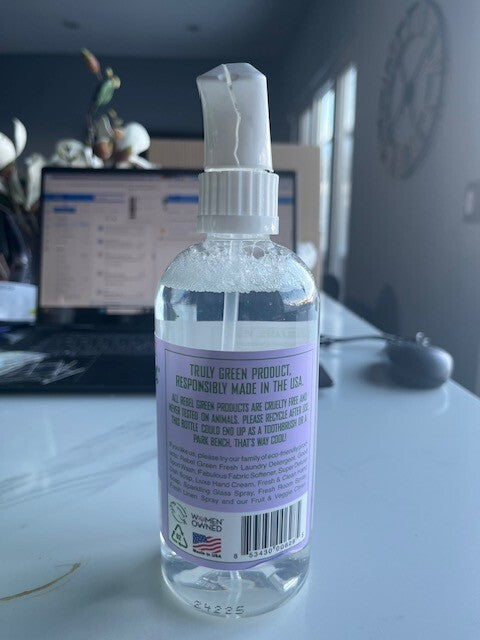 Rebel Greens All Purpose Room Spray Lavender & Grapefruit 16oz Sulfate Free NEW