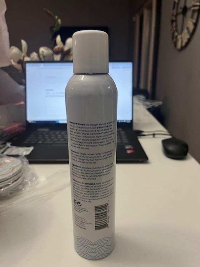 NAVY Sailor Talk Argan Oil & Mineral Infused Superior Dry Shampoo 7 oz Refresh