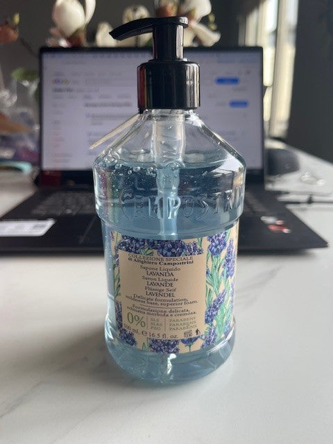 AC Lavender Relaxing Foaming Liquid Soap Pump 16.5oz Made in Italy Cruelty Free
