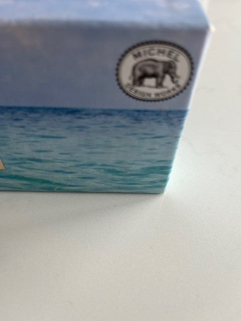 Michel Design Works BEACH Soap Set of 3 x 3.5 oz Wrapped Bars in Gift Box- NIB