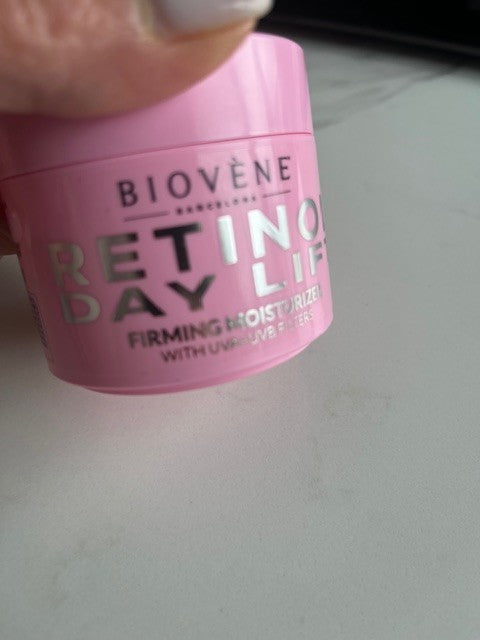Biovene Retinol DAY Lift Tightening Cream, Organic Strawberry, 1.69 Fl Oz NIB