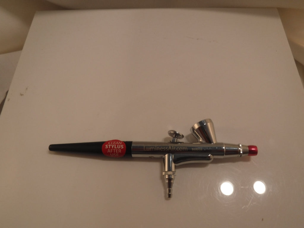 Luminess Air Airbrush Legend White System & Pink Tip No Drip Stylus 5pc Medium