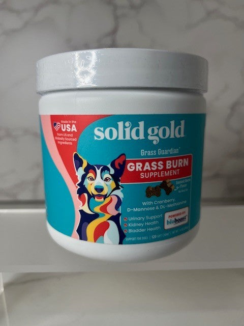 Grass Guardian Grass Saver for Dogs, Supplement Smoked Bacon 120 Sealed  11/25
