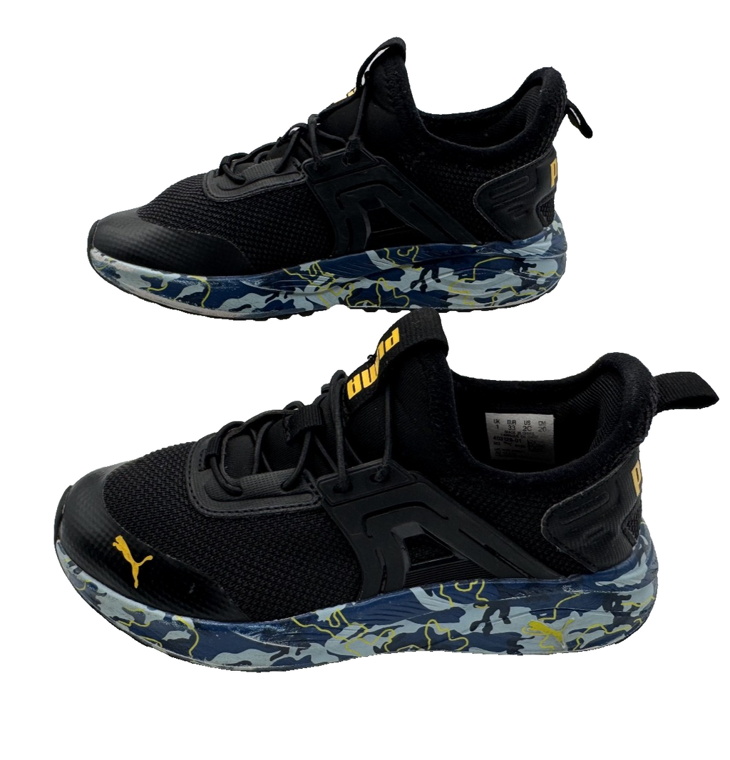 Boy's  Puma Pacer 23 Amped Camo Athleisure Sneaker Shoe, Size 2C Pre-owned Excel