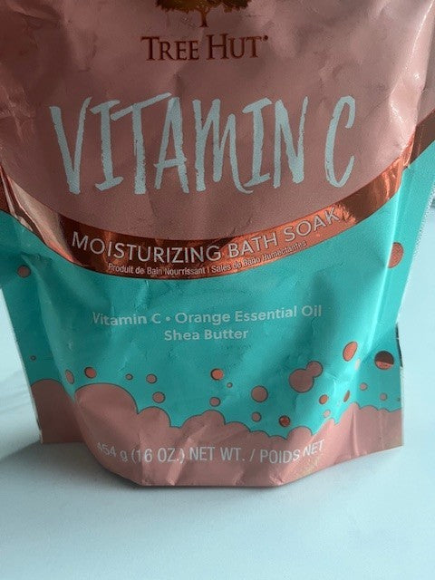 Tree Hut Vitamin C Moisturizing Bath Soak Vitamin C, Shea Butter, Essential Oil