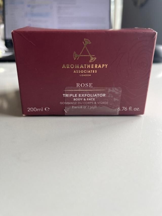 Aromatherapy Associates London Rose Triple Exfoliator Body & Face Microderma NIB